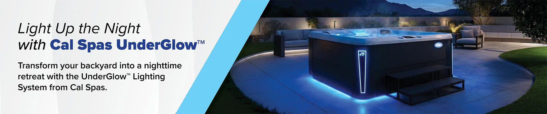 Calspas hot tub being used in a family setting - Bohemia